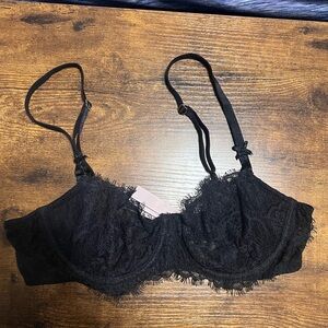 Victoria's Secret Black Lace Bra